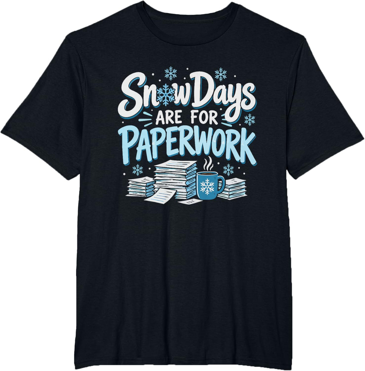 Special Education Teacher Winter Snow Days T-Shirt - Black