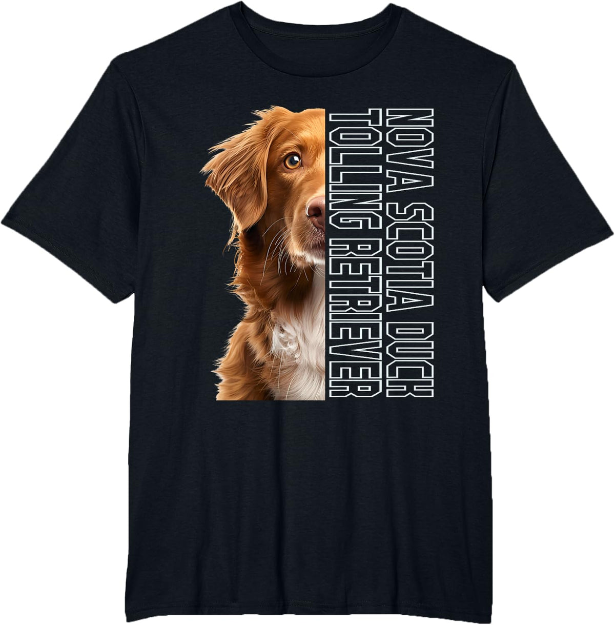 Nova Scotia Duck Tolling Retriever T-Shirt - Black