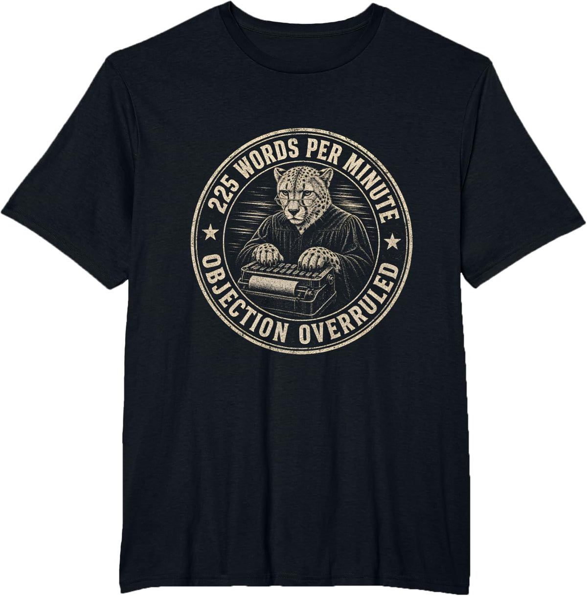 Legal Transcription T-Shirt - Black