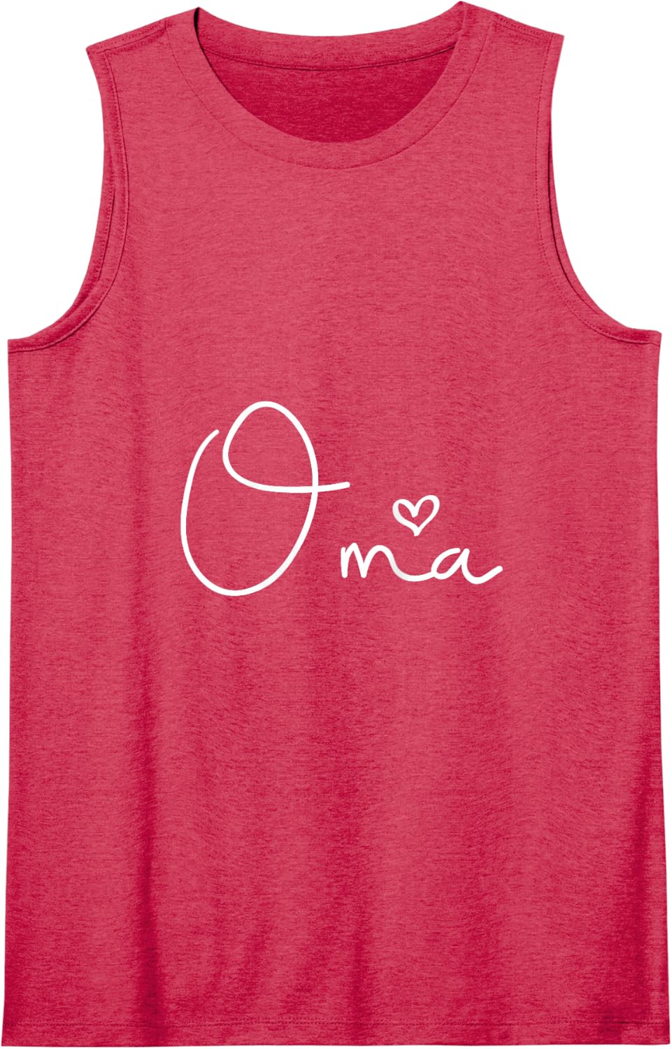 Oma German Grandma Women Mother's Day Christmas Birthday Tank Top - Red