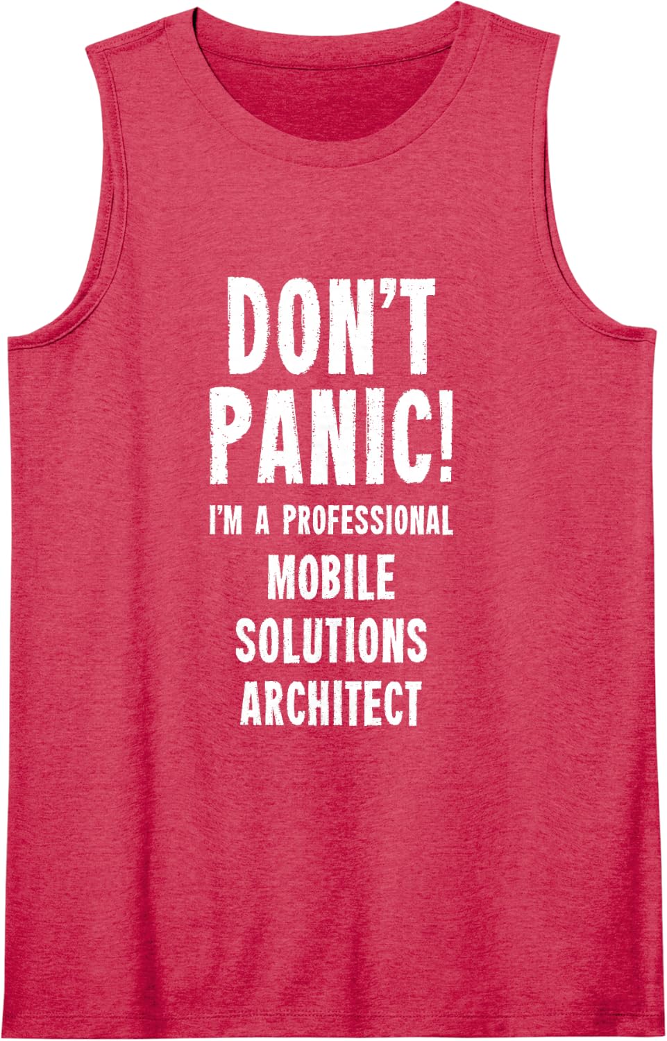 Mobile Solutions Architect Sleeveless Tank Top - Red