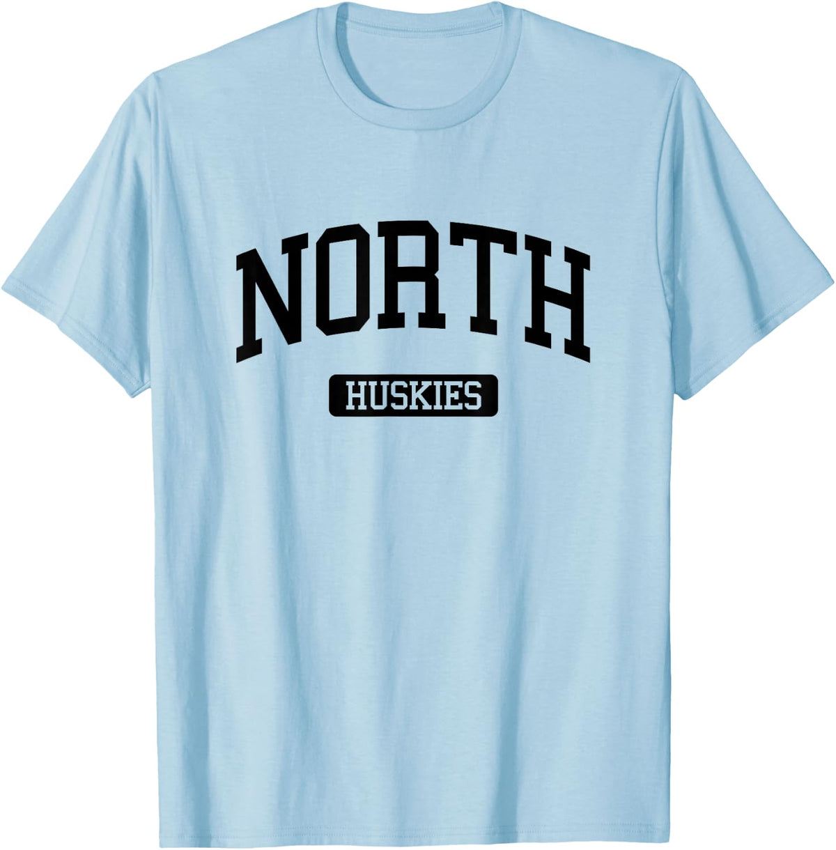 North High School HS Eau Claire WI Varsity Sports T-Shirt - Baby Blue