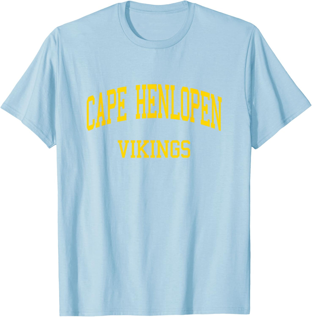 Cape Henlopen High School HS Lewes DE Retro Sports T-Shirt - Baby Blue