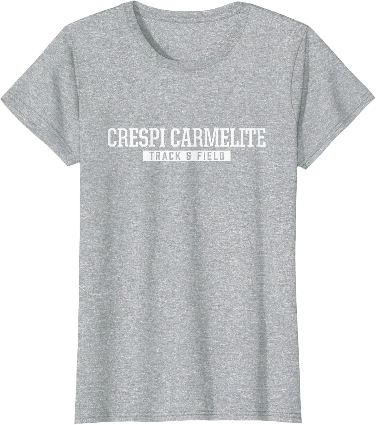 Crespi Carmelite High School Track & Field T-Shirt - Heather Grey