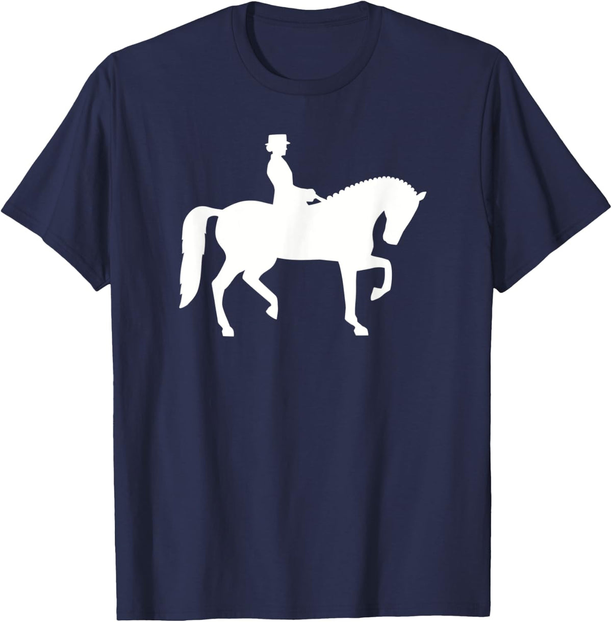 Dressage rider T-Shirt - Navy Blue