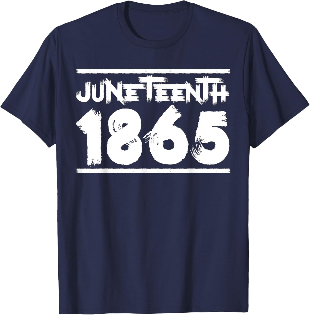 Juneteenth Is My Independence Day Black Women Freedom 1865 T-Shirt - Navy Blue