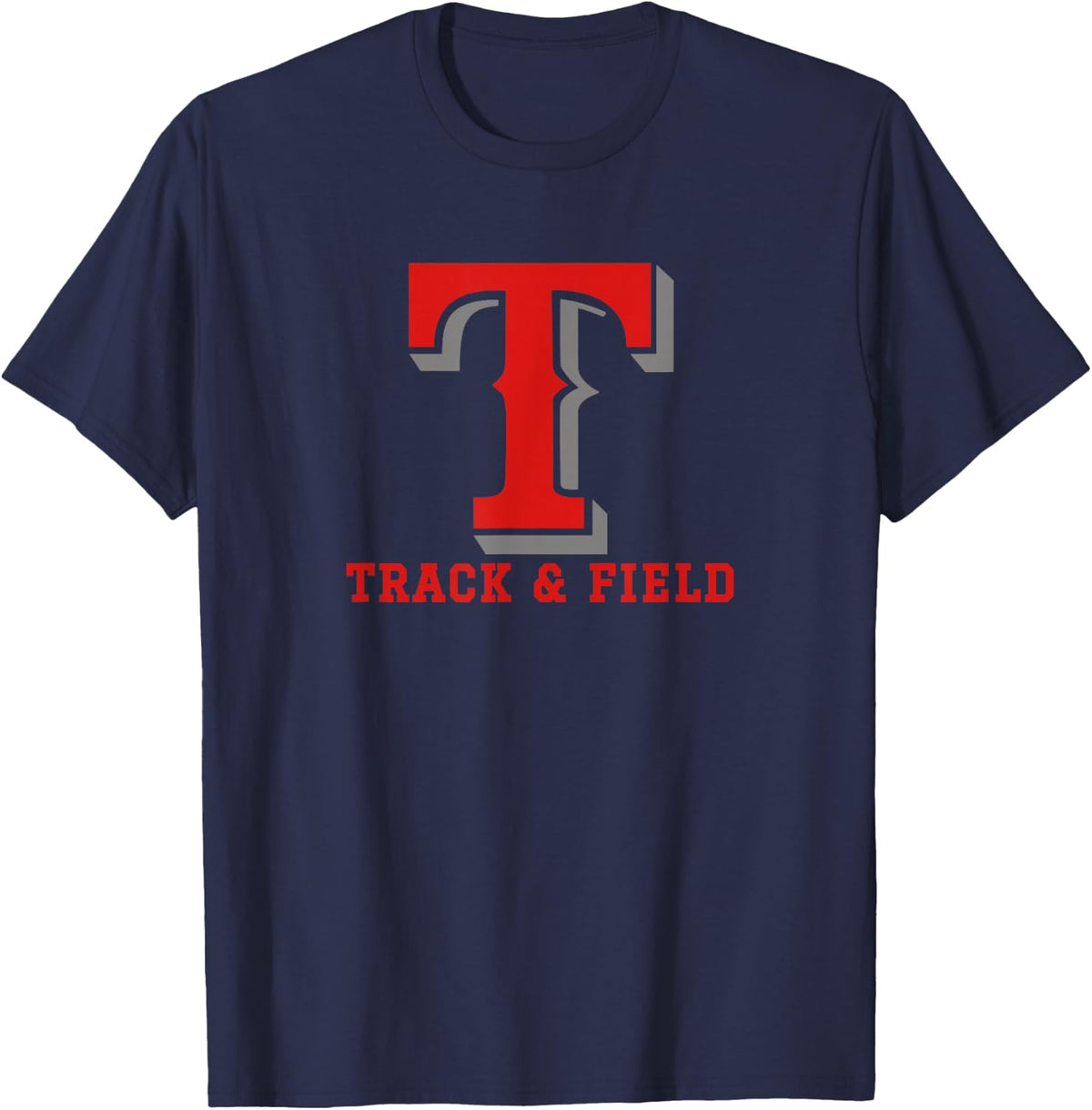 Northeast Lauderdale High School Trojans Track & Field T-Shirt - Navy Blue