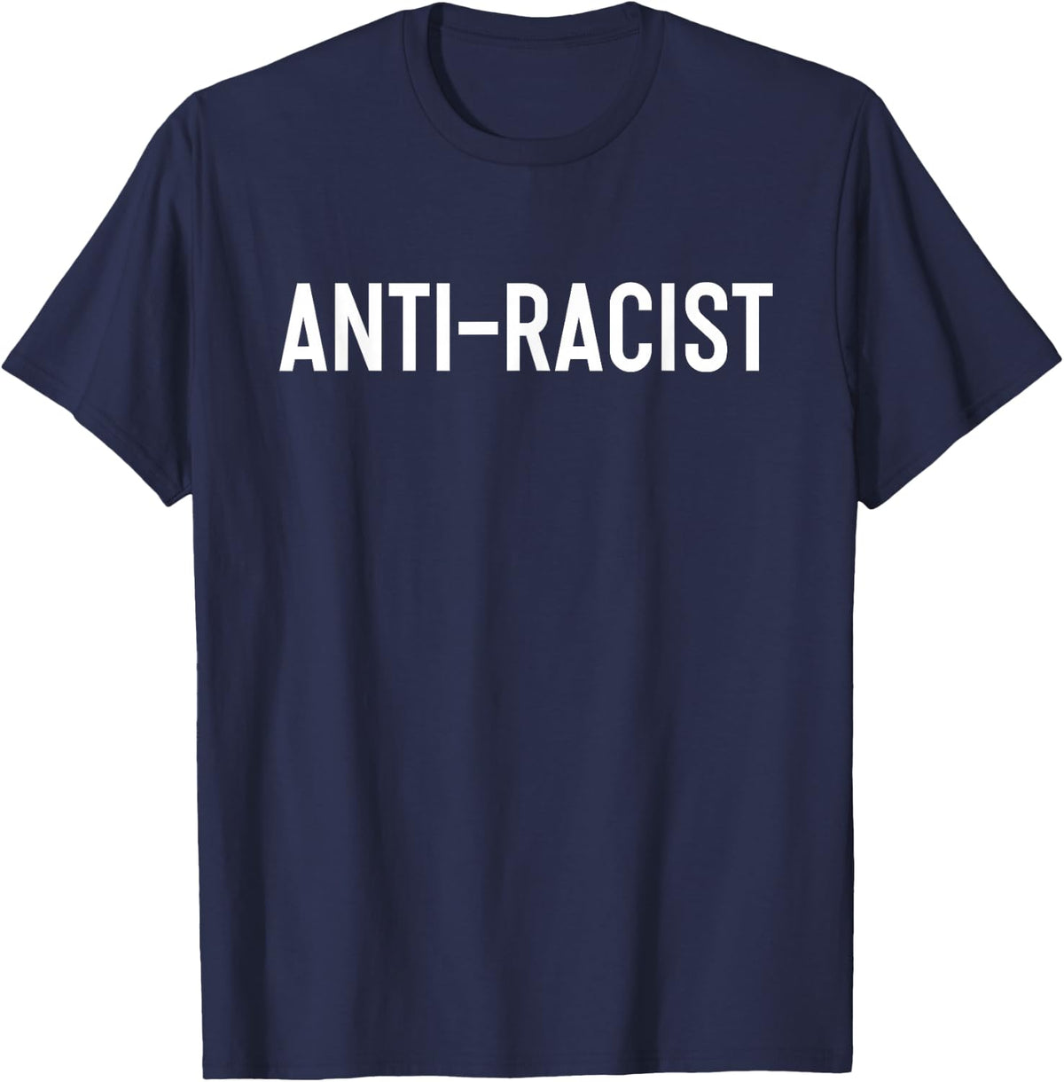 Anti-Racist BLM Black Lives Matter T-Shirt Tee for Men Women Black Owned Brand - Navy Blue
