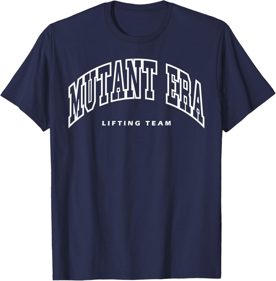 Mutant Era Bodybuilding Lifting Team Fitness Gym Lover T-Shirt - Navy Blue