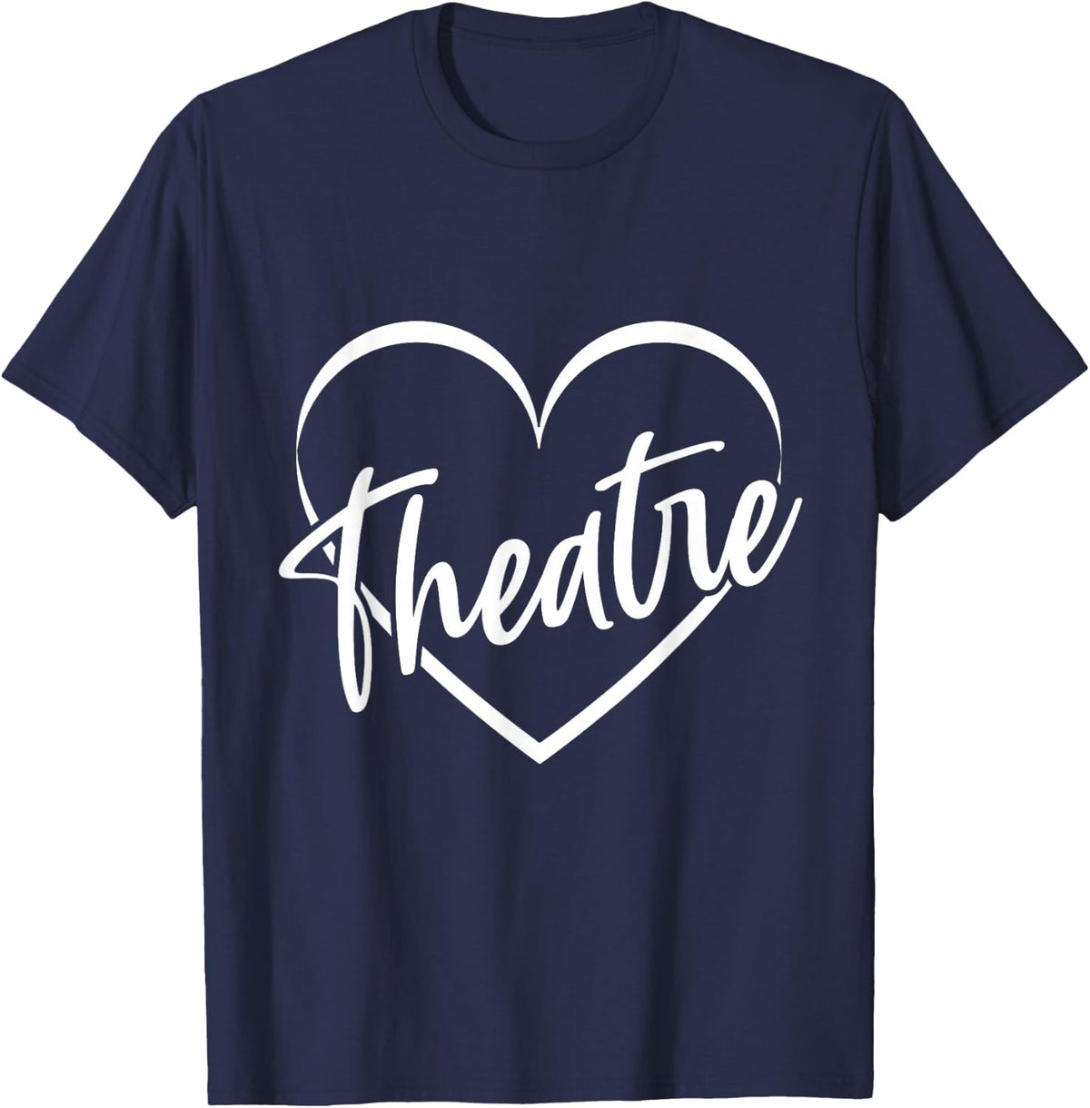 Cute Drama Teacher Gifts for Teacher Llama T-Shirt - Navy Blue