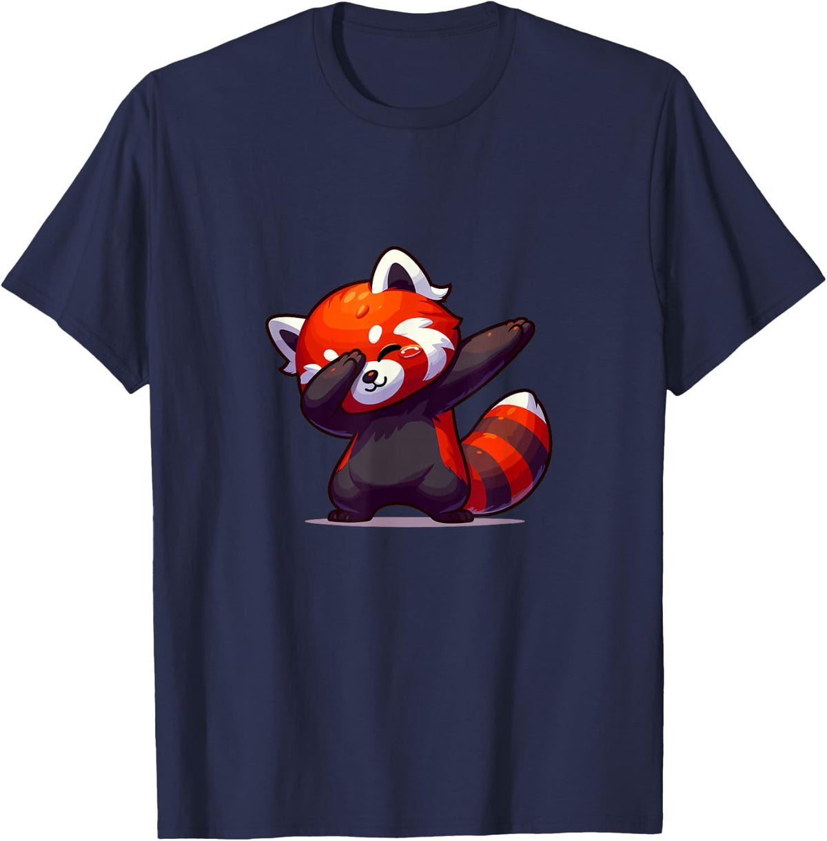 Red Panda Dabbing Lover Red Pandas Animal Owner T-Shirt - Navy Blue
