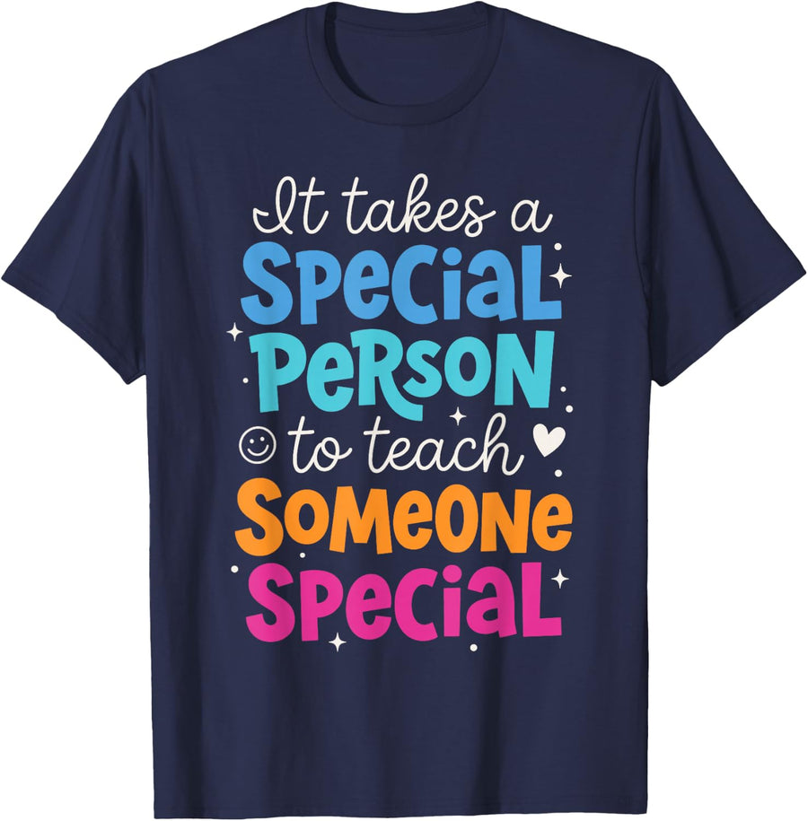 SPED Special Education Teacher para Appreciation T-Shirt - Navy Blue
