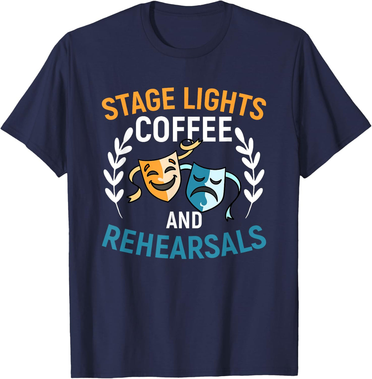 Drama Teacher Theater Teacher T-Shirt - Navy Blue