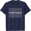 Homesteading Homesteader T-Shirt - Navy Blue