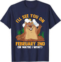 Groundhog Day T-Shirt - Navy Blue