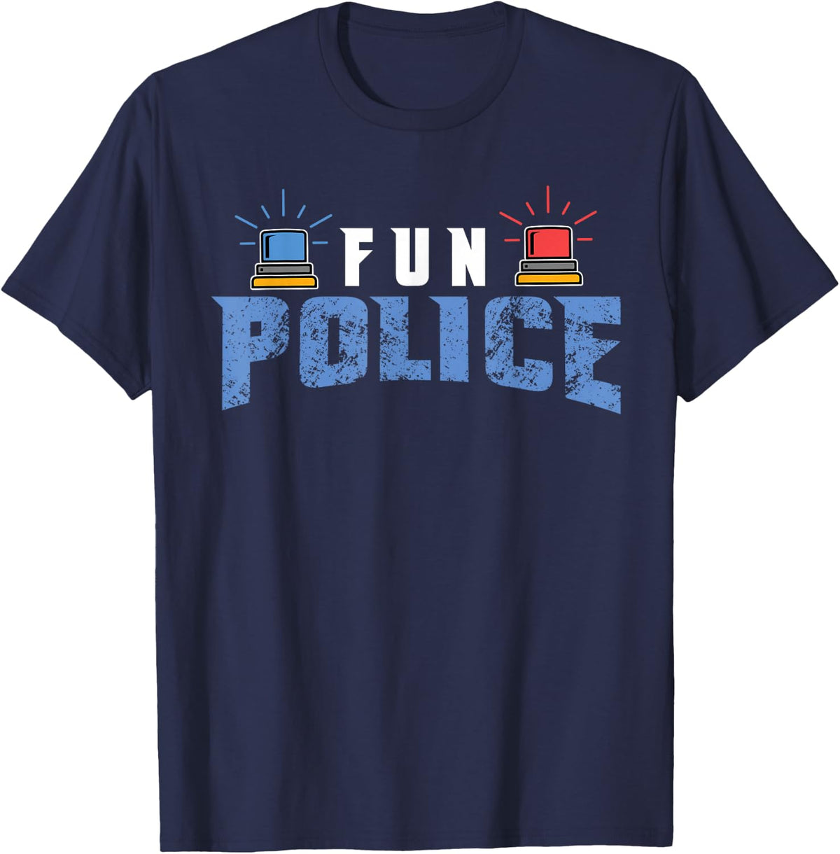 Dance Chaperone Fun Police Tee For Dancing Sheriff State Cop T-Shirt - Navy Blue