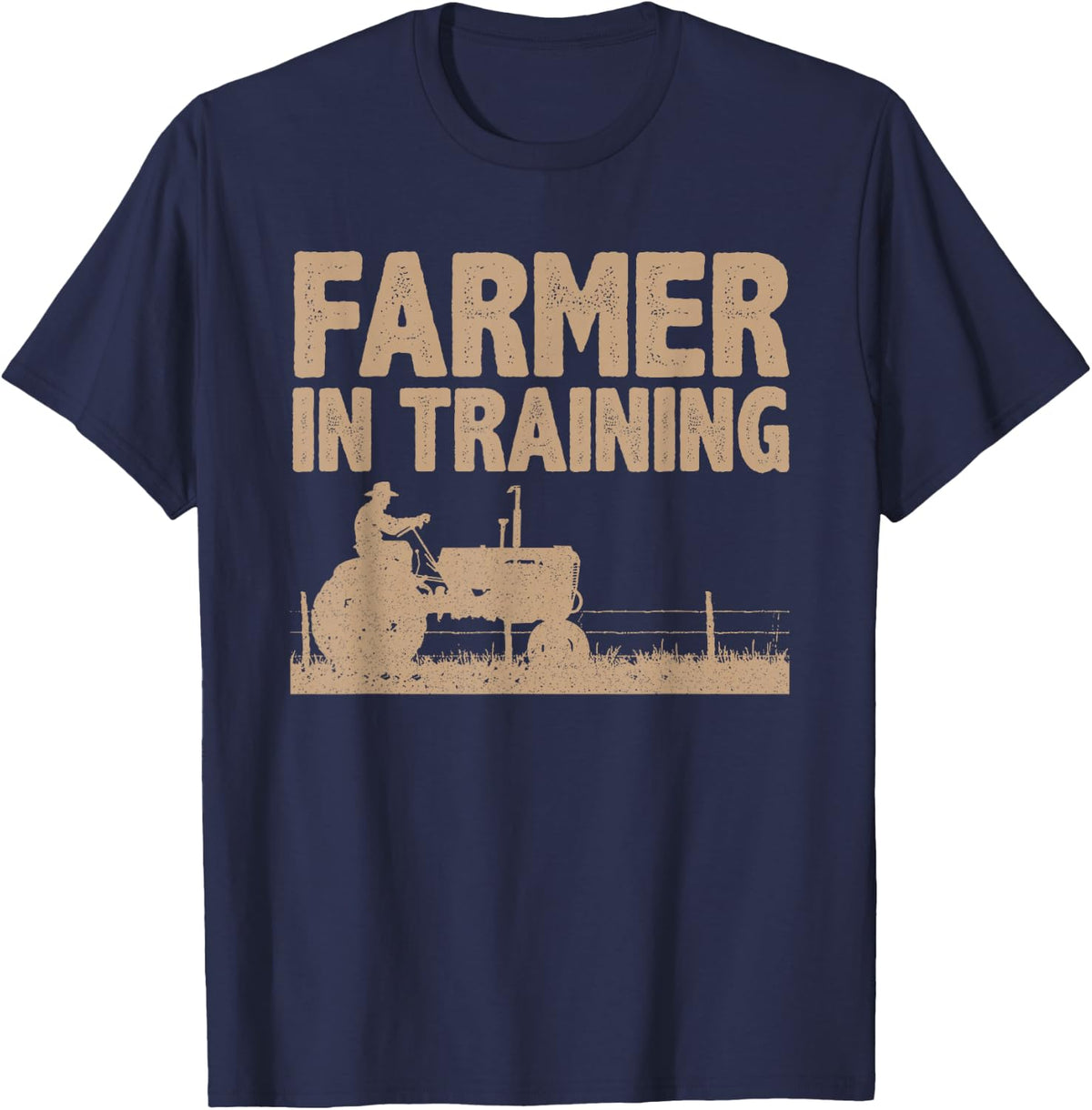 Cool Farmer Design For Men Women Farmer Farming Crop Farm T-Shirt - Navy Blue