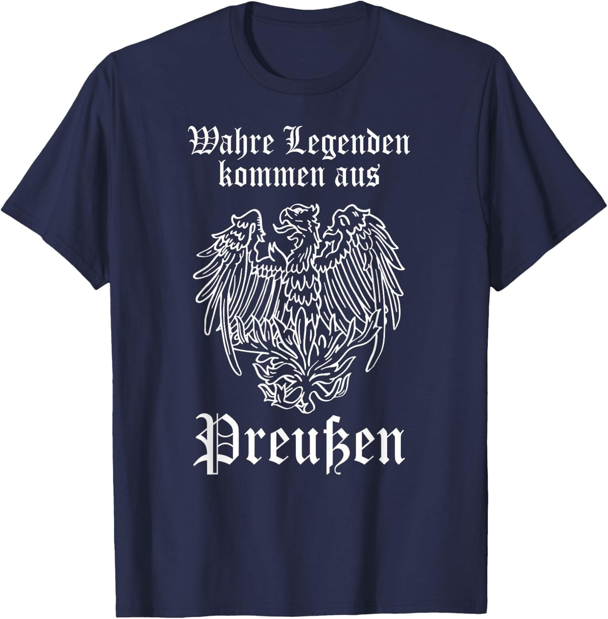 Prussia saying "Pride" eagle T-Shirt - Navy Blue