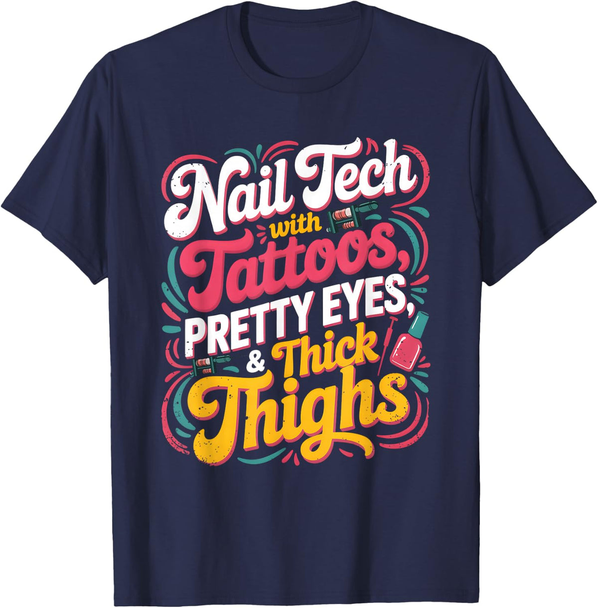 Manicurist T-Shirt - Navy Blue