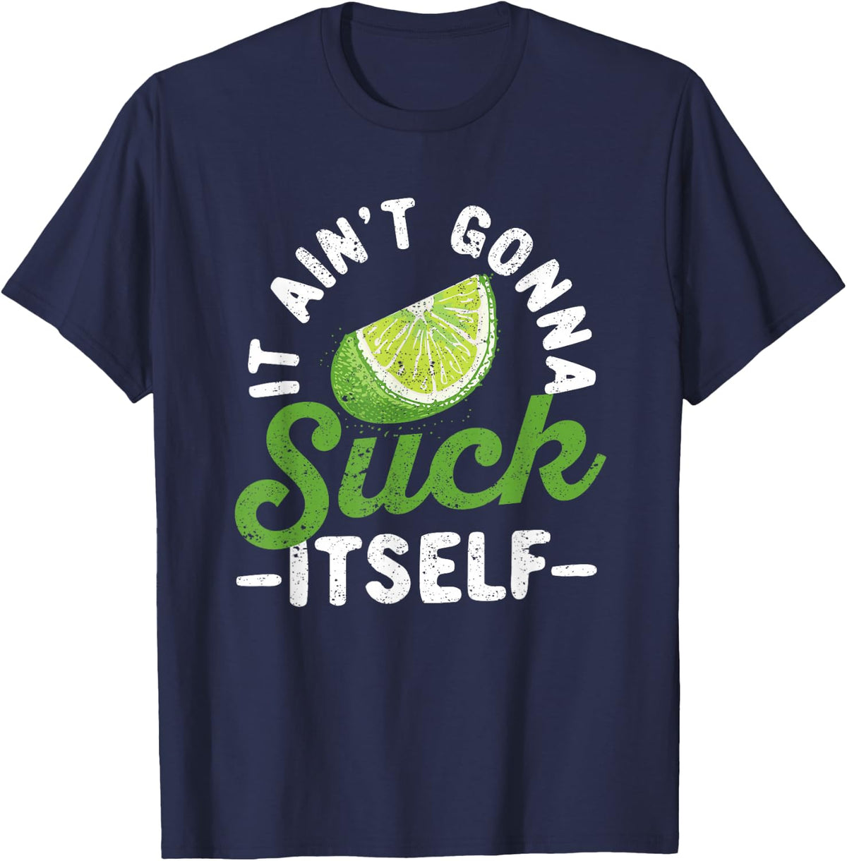 It Ain't Gonna Suck Itself Mariachi Funny Cinco De Mayo T-Shirt - Navy Blue