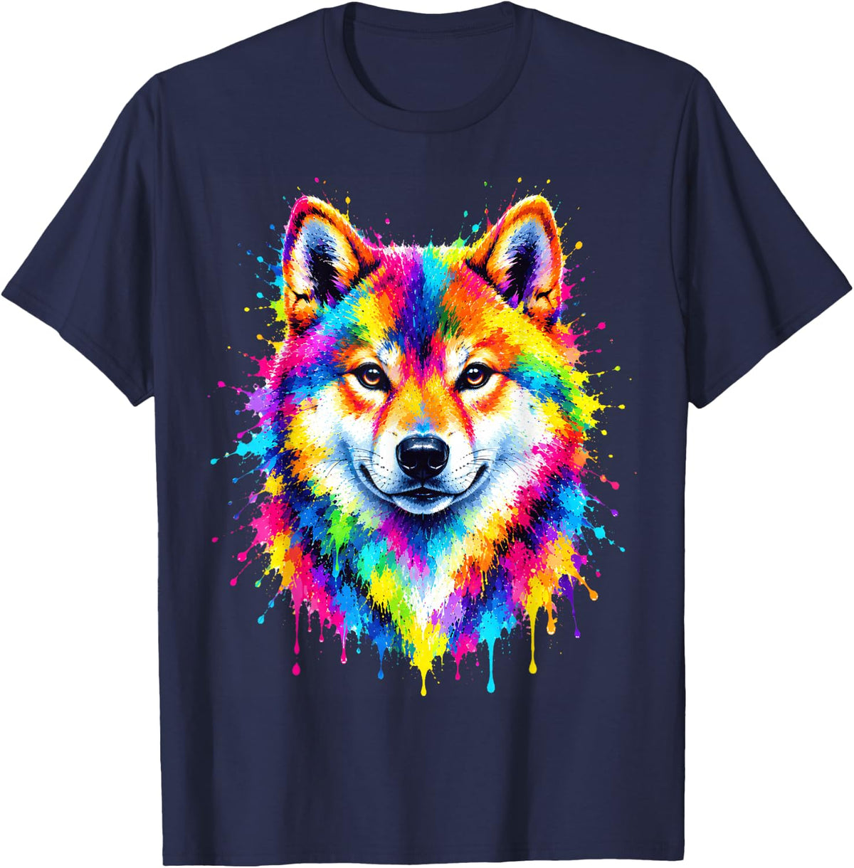 Shiba Inu Dog Lover T-Shirt - Navy Blue