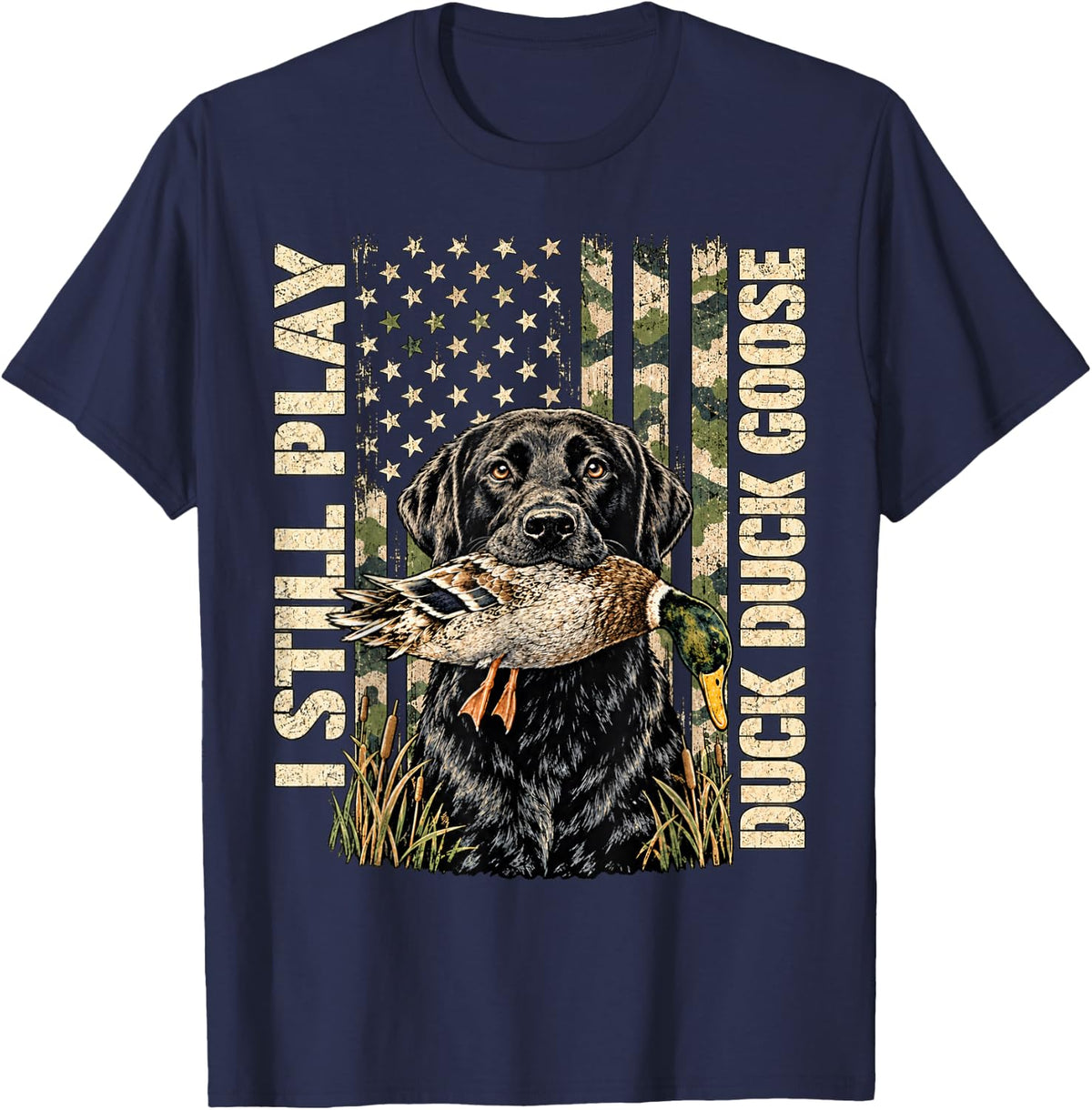 Funny Hunters T-Shirt - Navy Blue