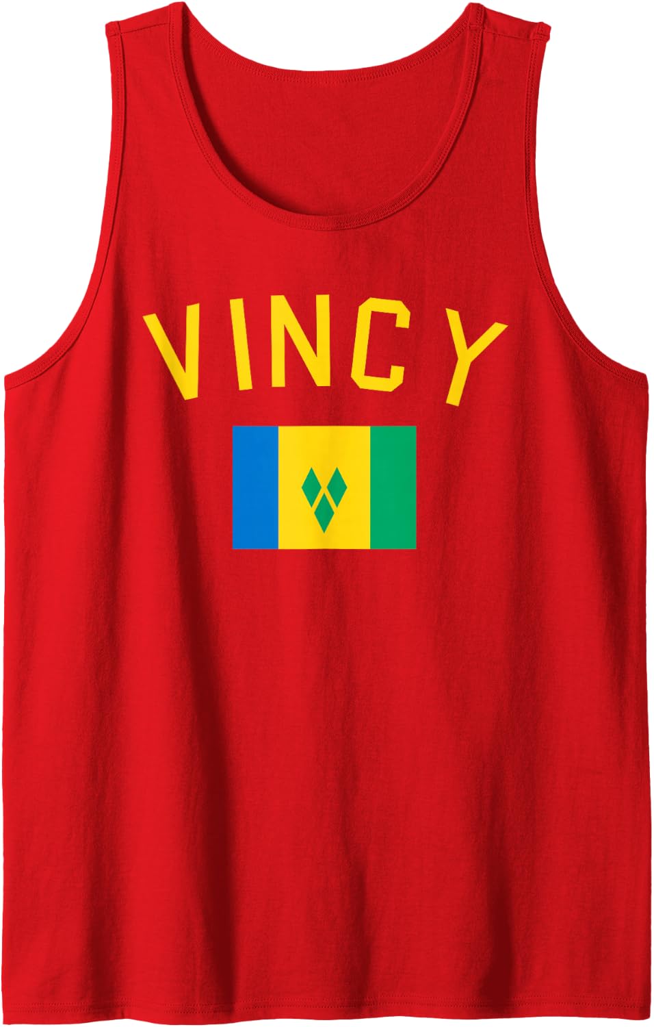 Vincy St Vincent and Grenadines Soca Warrior Carnival Tank Top - Red