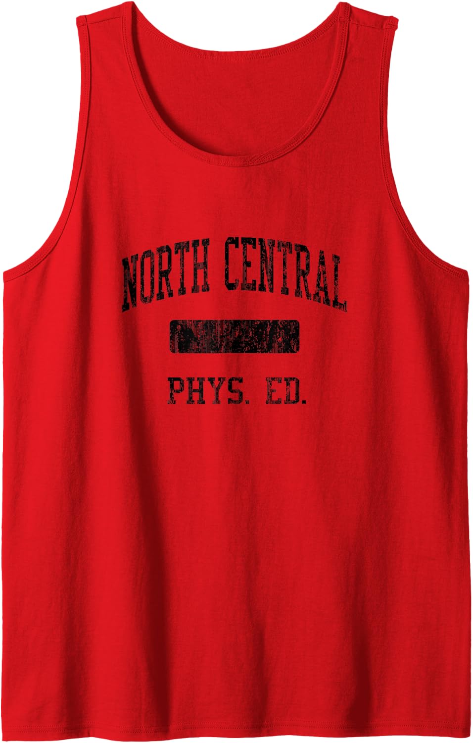 North Central High School HS Indianapolis in PHYS Ed Tank Top - Red
