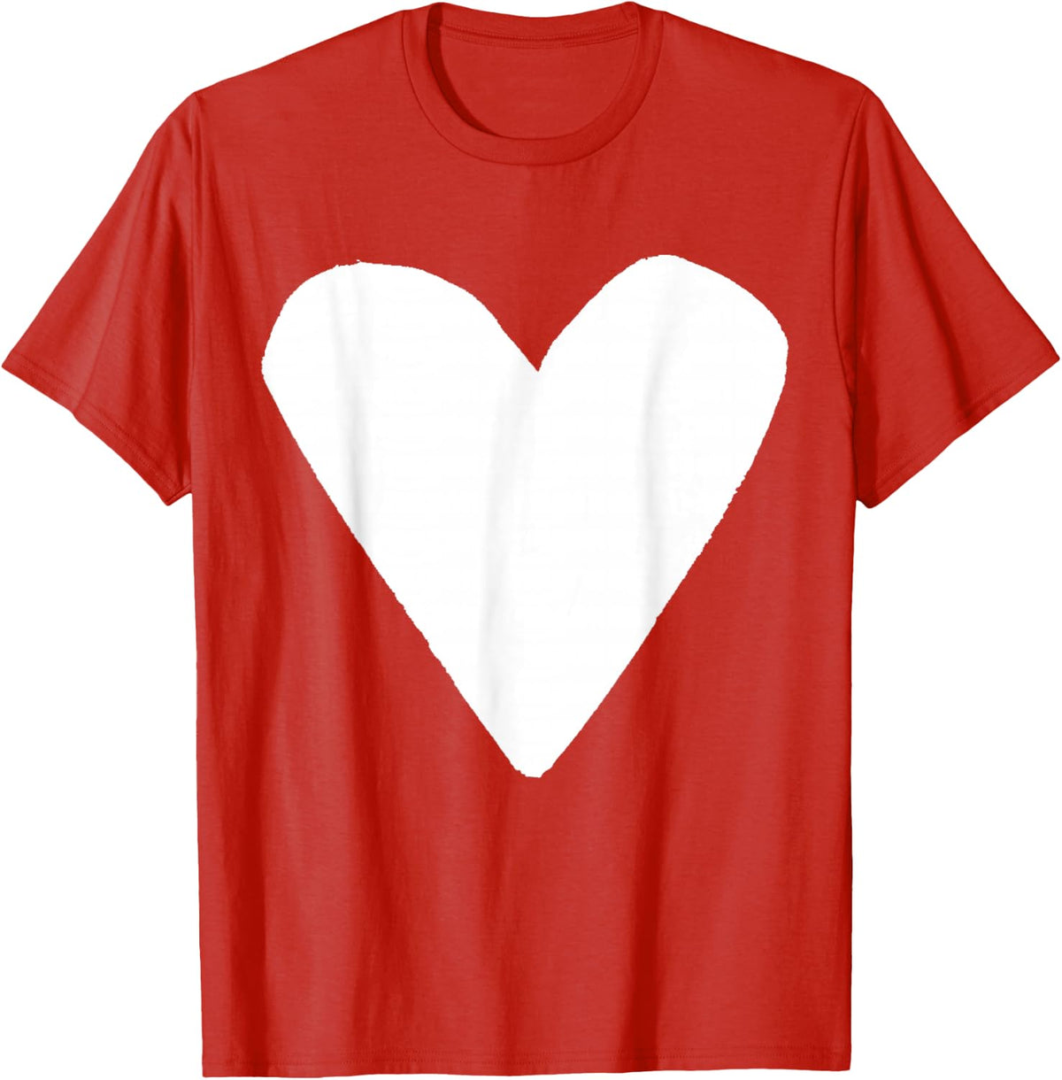 White Heart Red T-Shirt - Red