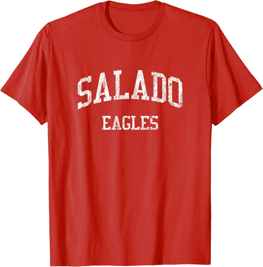 Salado High School HS Salado TX Vintage Sports T-Shirt - Red