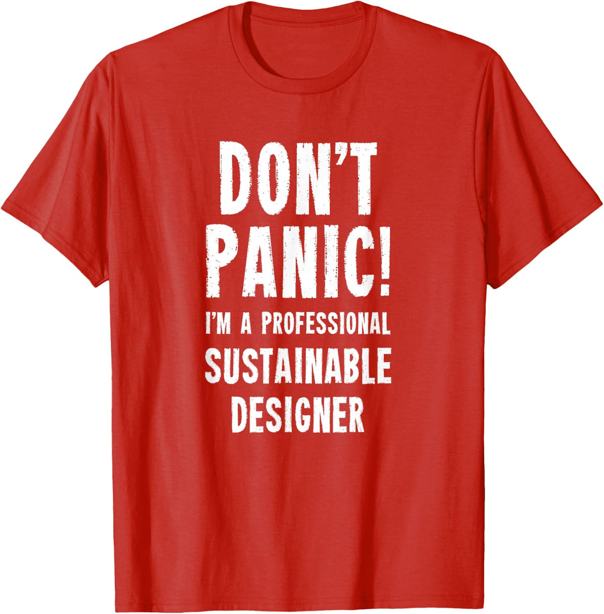 Sustainable Designer T-Shirt - Red