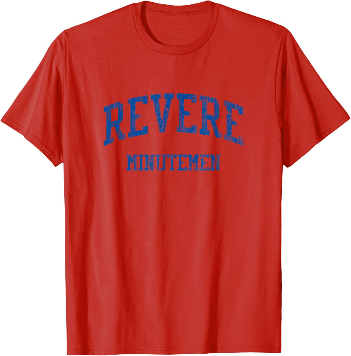 Revere High School HS Richfield OH Vintage Sports T-Shirt - Red