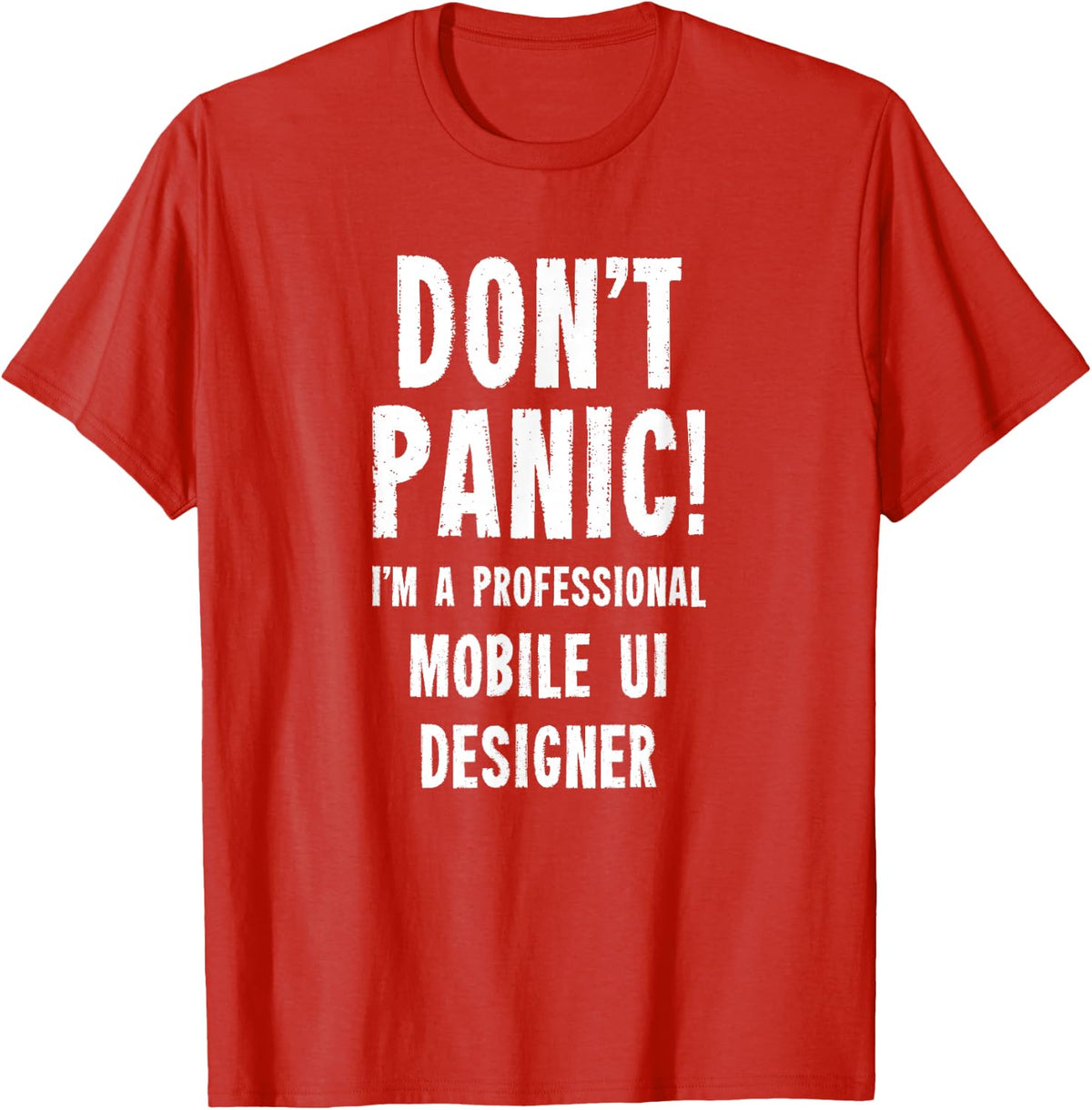 Mobile UI Designer T-Shirt - Red