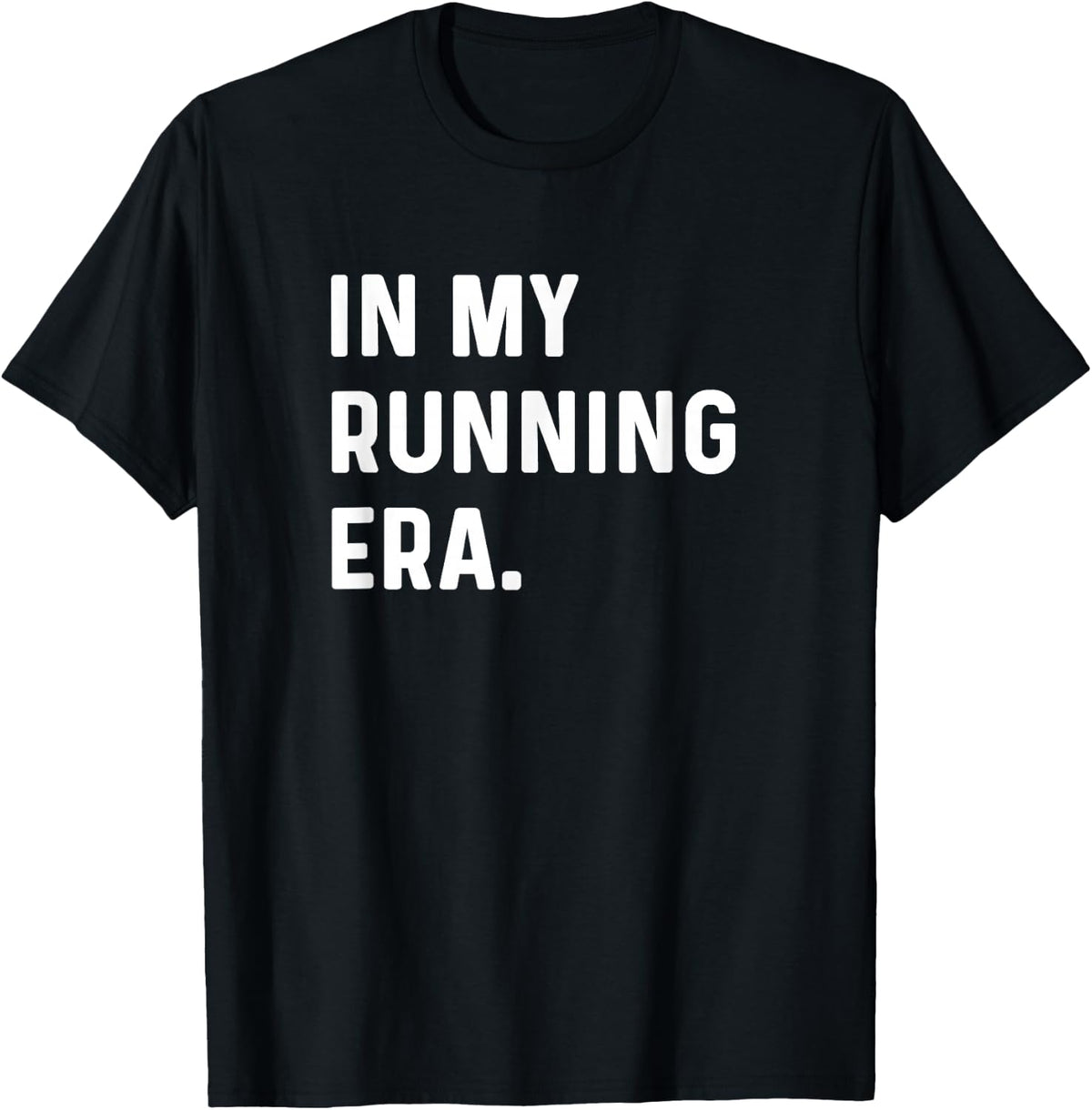 In My Running Era - Marathoner Run Runner Running 26.2 T-Shirt - Black