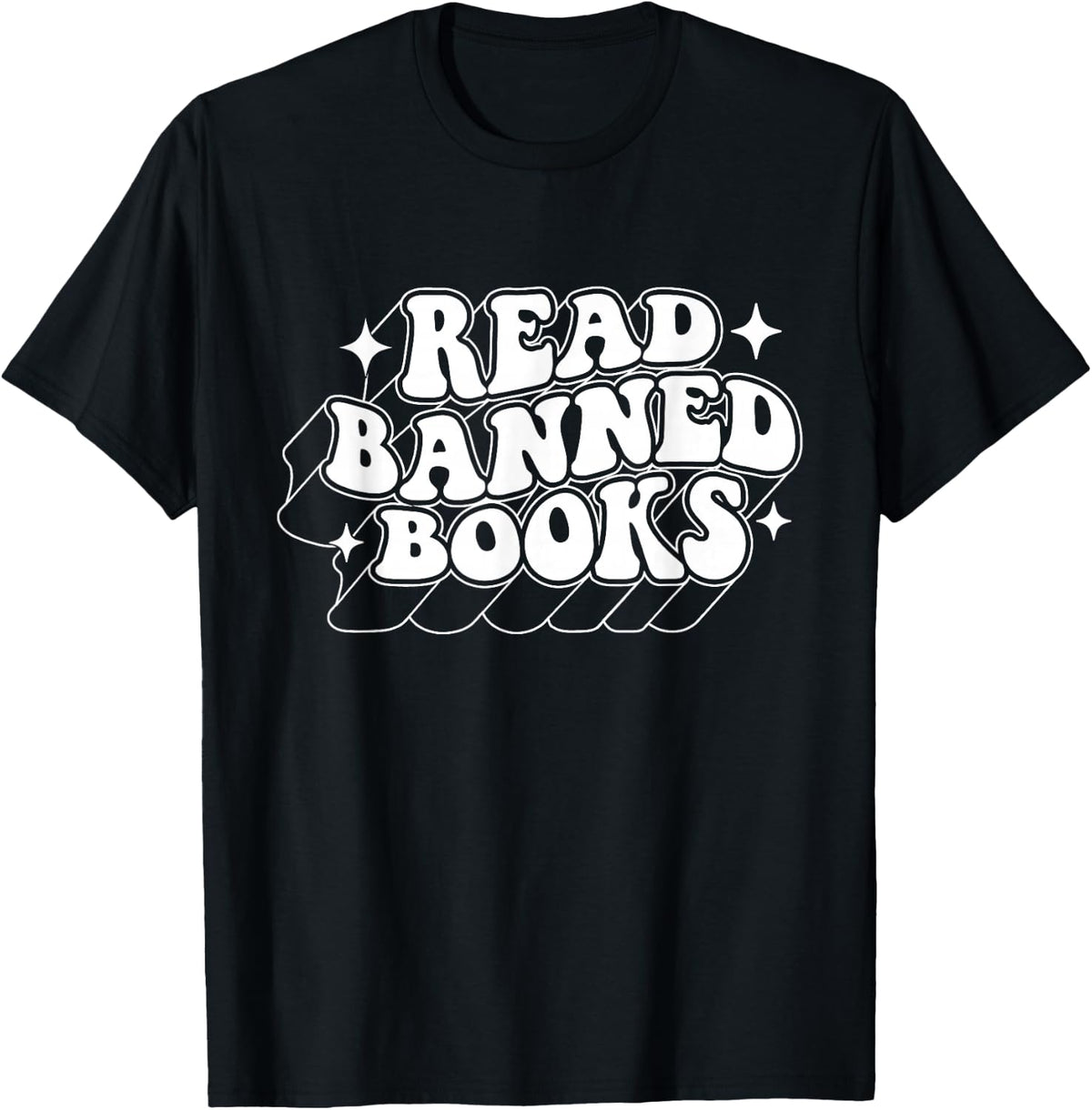 Read Banned Books - Bookworm Book Lover Librarian Library T-Shirt - Black