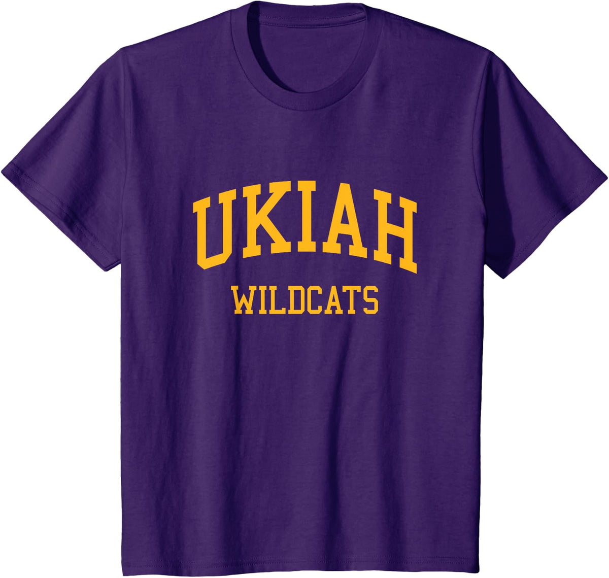 Ukiah High School HS Ukiah CA Retro Sports T-Shirt - Purple