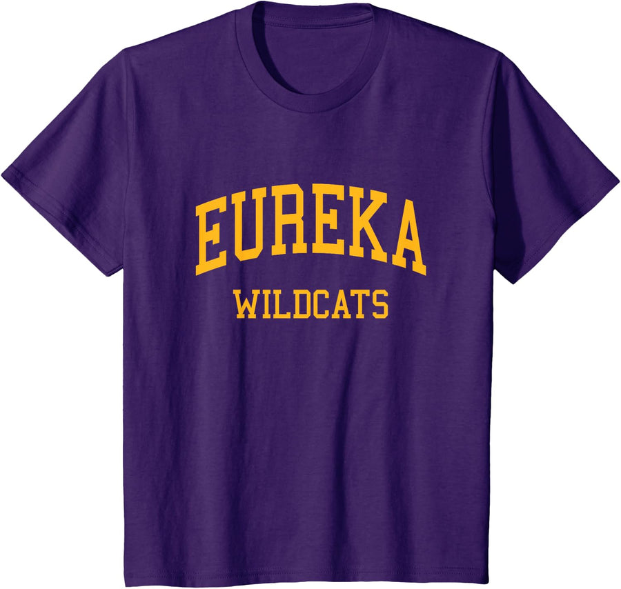 Eureka High School HS Eureka MO Retro Sports T-Shirt - Purple