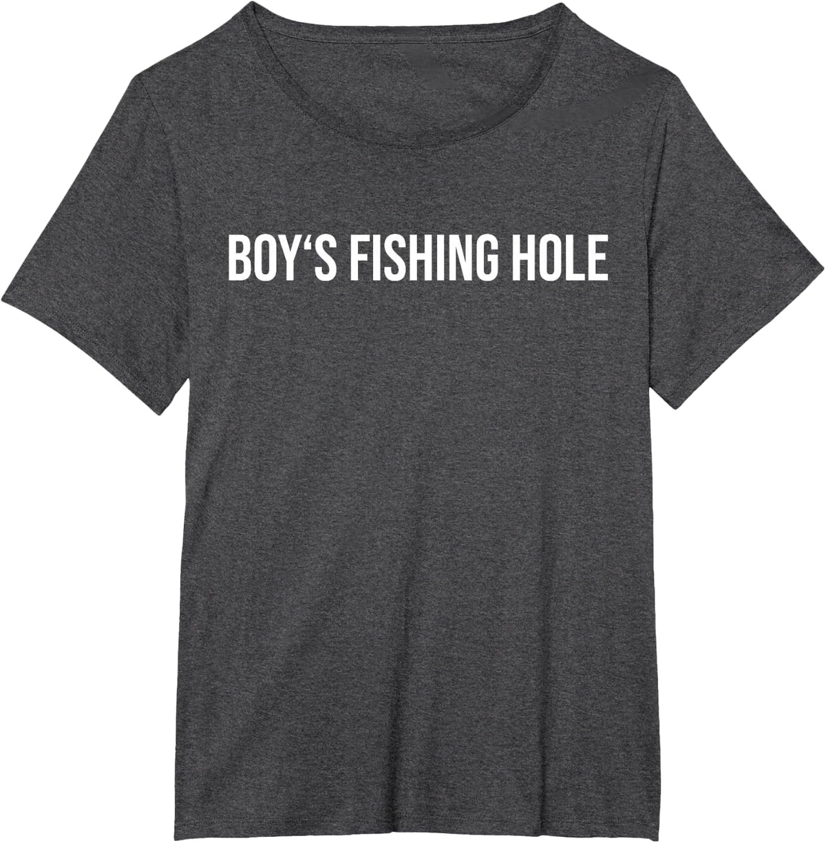 Boy's Fishing Hole T-Shirt - Dark Heather Grey
