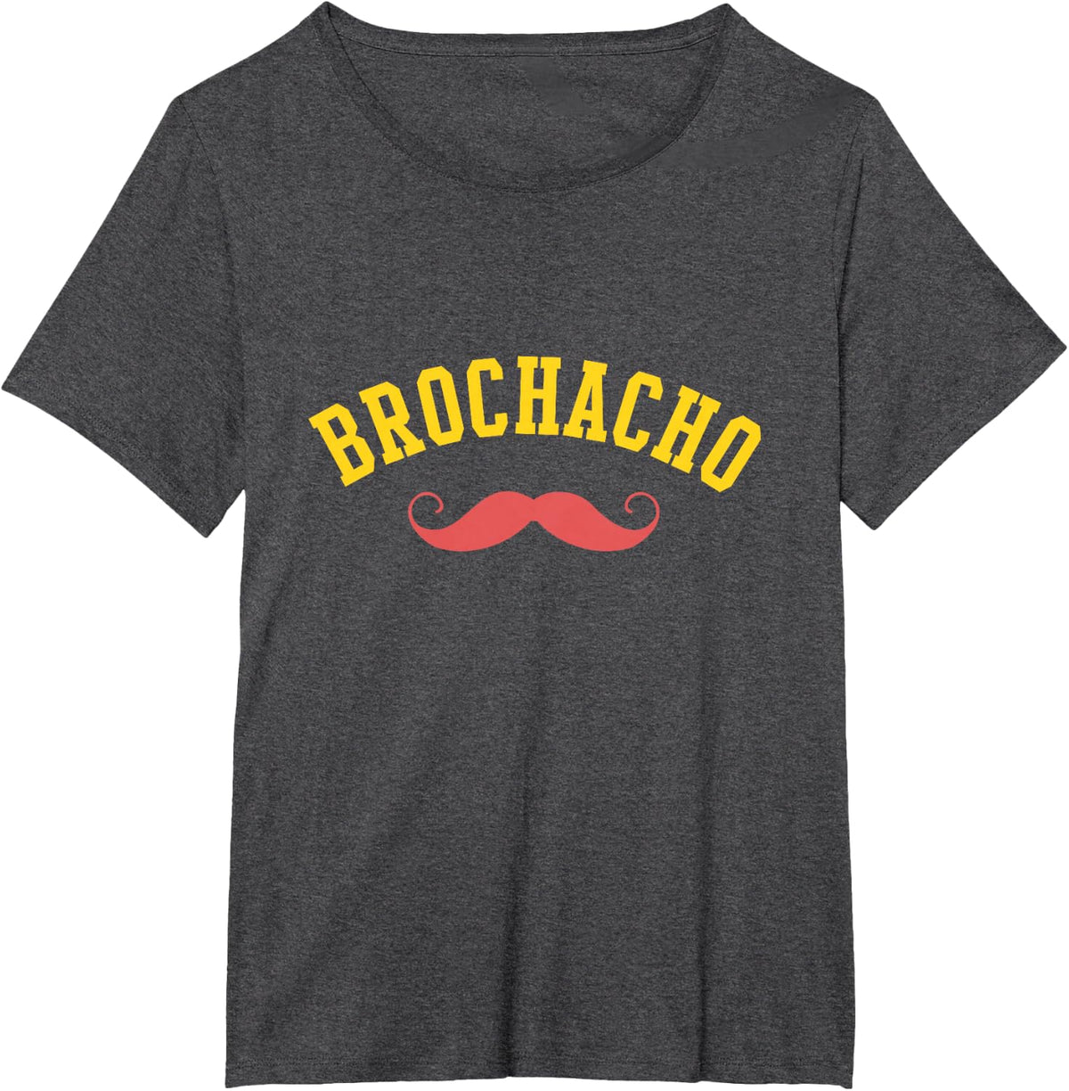 Funny Brochacho Brother Bro Cinco De Mayo Mexico T-Shirt - Dark Heather Grey