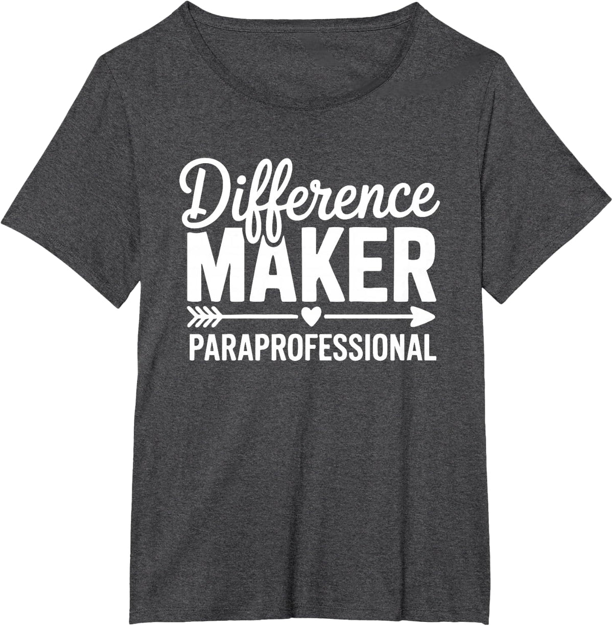 Paraprofessional Funny School Staff Educational Assistant T-Shirt - Dark Heather Grey
