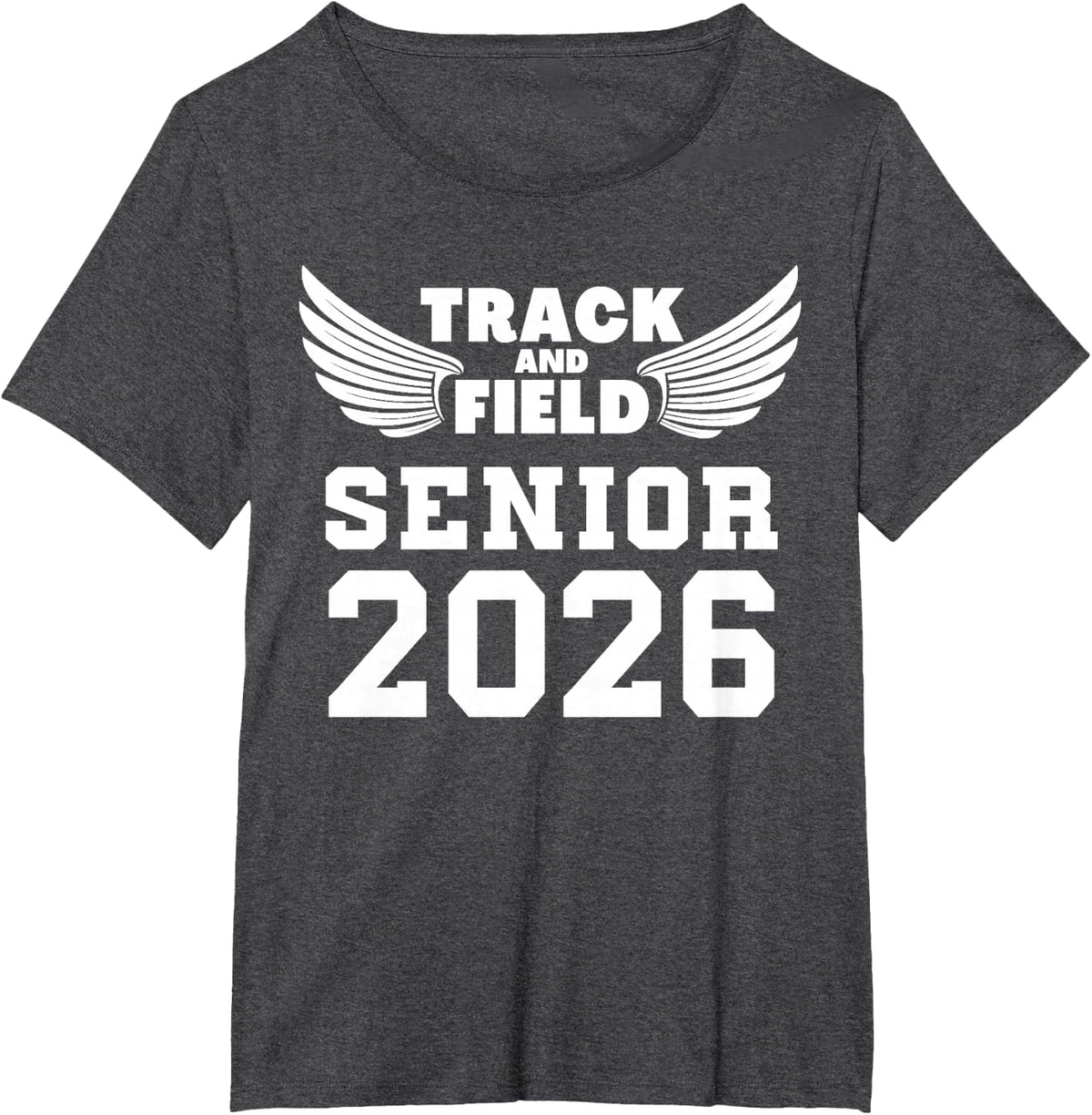 Athletics Graduate 2026 T-Shirt - Dark Heather Grey
