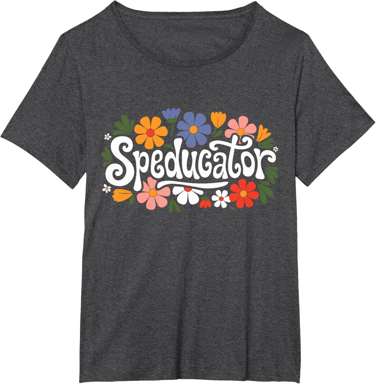 Speducator, Special Education Teacher Gifts, Teaching SPED T-Shirt - Dark Heather Grey
