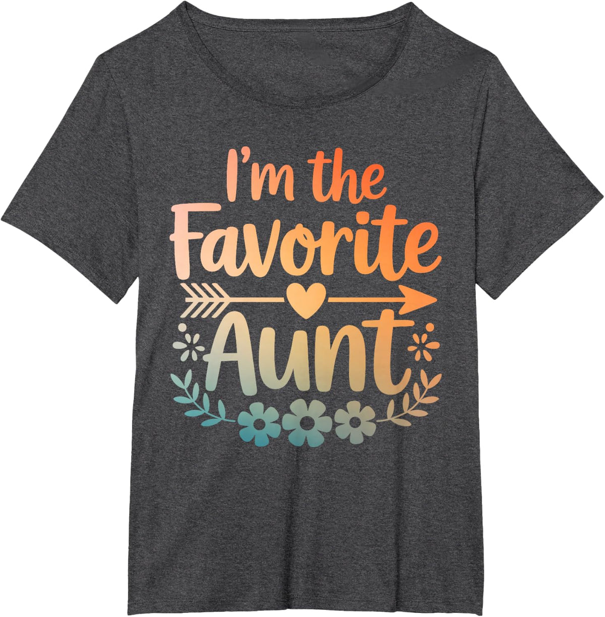 Funny Aunt Squad Art for Aunt Auntie Women Auntie Squad T-Shirt - Dark Heather Grey