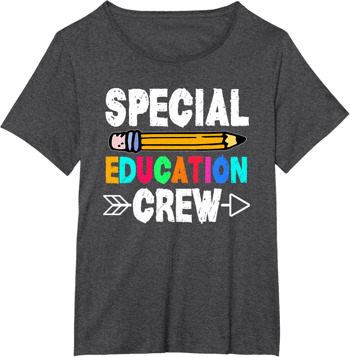 Special Education Crew SPED Teacher T-Shirt - Dark Heather Grey