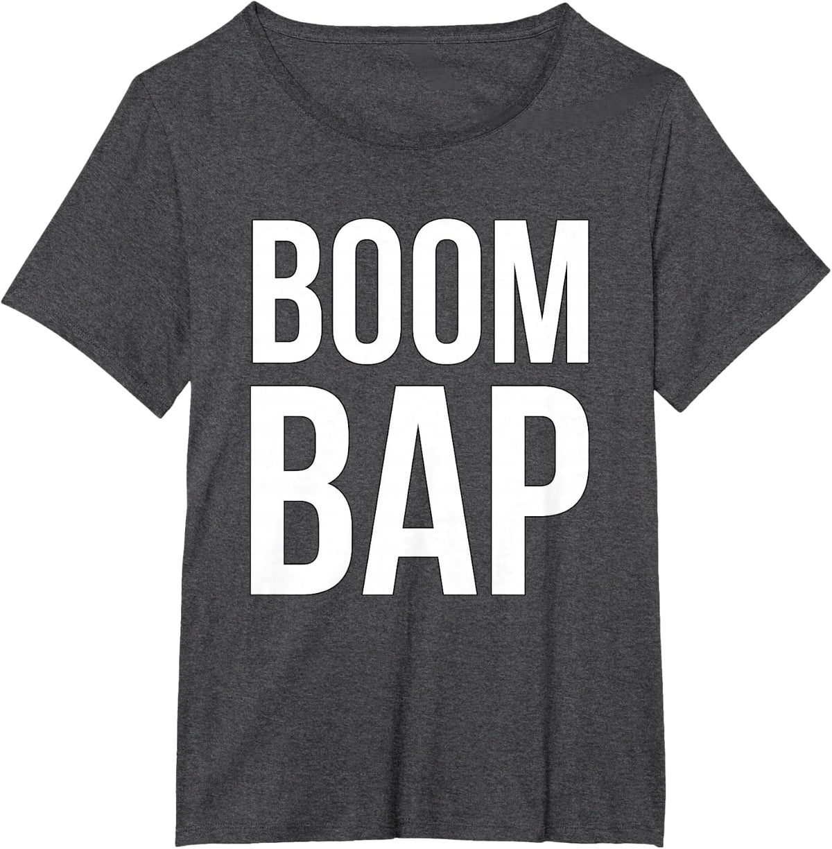 Boom Bap Old School Hip Hop Tee T-Shirt - Dark Heather Grey