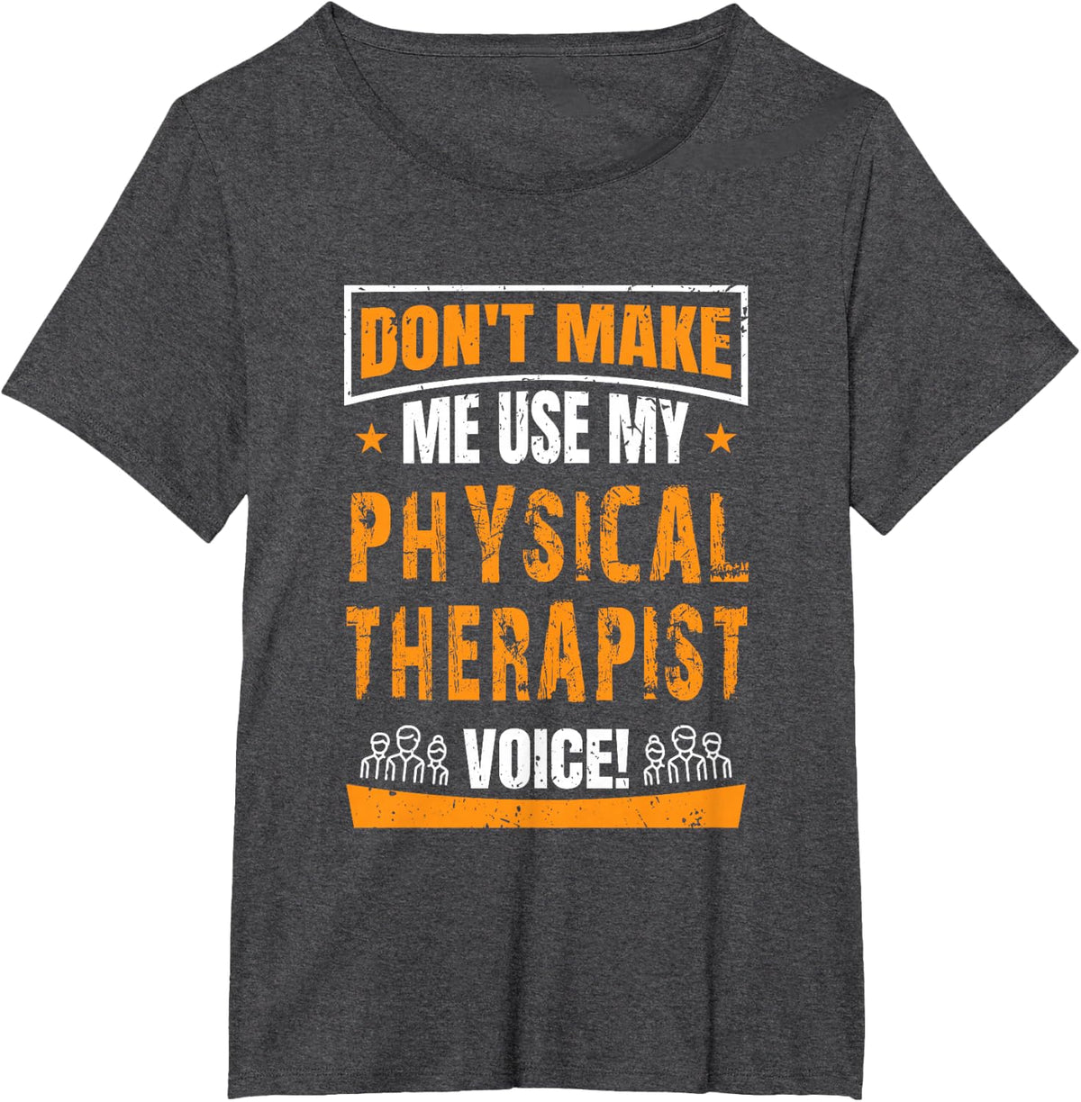 Funny PT Physical Therapy T Shirt Quote Gift Therapist Month T-Shirt - Dark Heather Grey