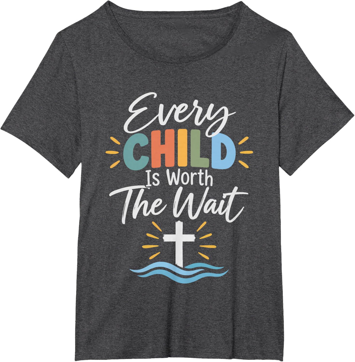 Special Education Teacher Baptism Sped Educator T-Shirt - Dark Heather Grey