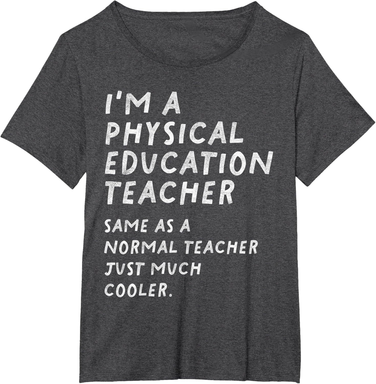 Physical Education Teacher Definition Funny T-Shirt - Dark Heather Grey