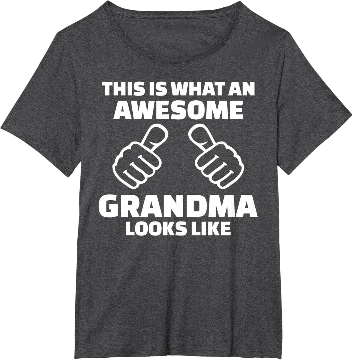 So sieht eine wunderbare Grandmother Oma T-Shirt - Dark Heather Grey