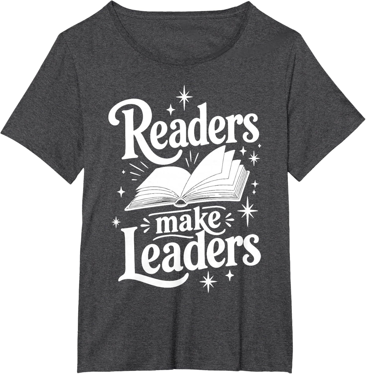 Retro Reading Literature Book Lover Library T-Shirt - Dark Heather Grey